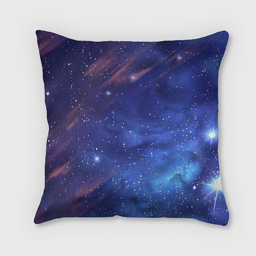 Подушка квадратная Звёздное небо / 3D-принт – фото 1