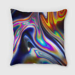 Подушка квадратная Токсичный, цвет: 3D-принт