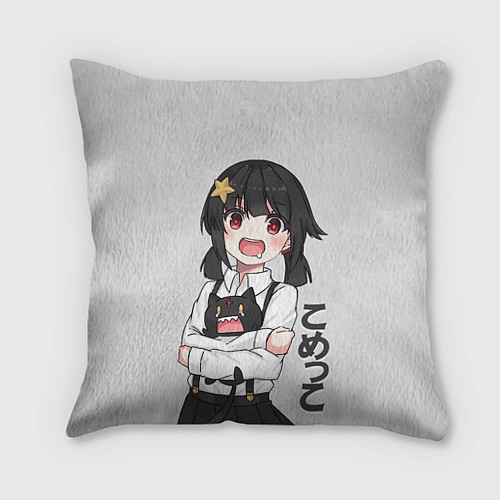 Подушка квадратная Komekko / 3D-принт – фото 1