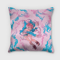 Подушка квадратная Ashido Mina, цвет: 3D-принт
