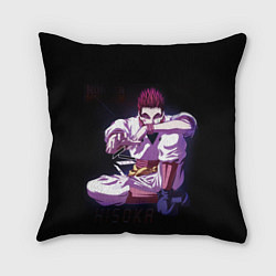 Подушка квадратная Хисока, цвет: 3D-принт