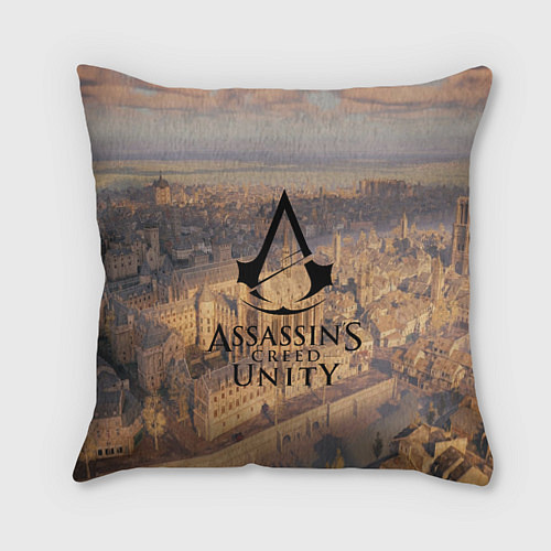 Подушка квадратная Assassin’s Creed Unity / 3D-принт – фото 1