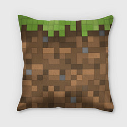 Подушка квадратная Minecraft камуфляж