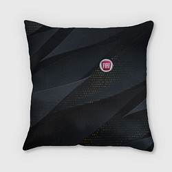 Подушка квадратная FIAT ФИАТ S, цвет: 3D-принт