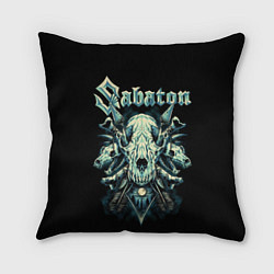 Подушка квадратная Sabaton, цвет: 3D-принт