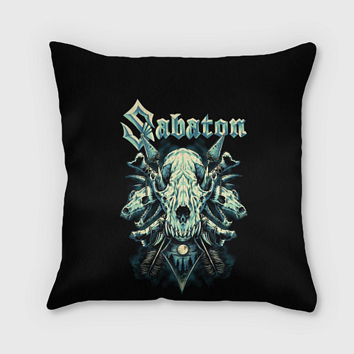 Подушка квадратная Sabaton / 3D-принт – фото 1