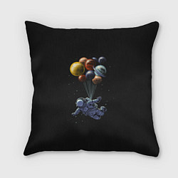 Подушка квадратная Space Travel, цвет: 3D-принт