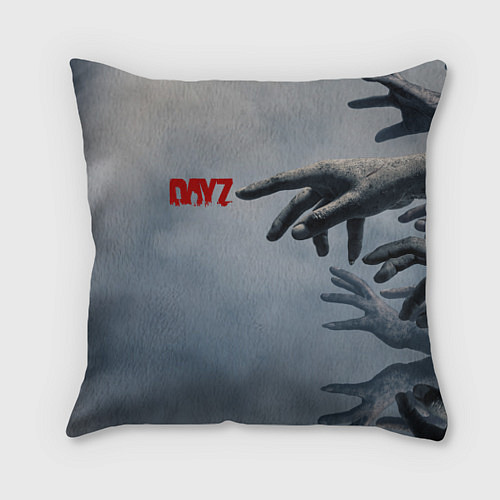 Подушка квадратная DAYZombie ДЕЙЗИ Z / 3D-принт – фото 1