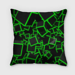 Подушка квадратная Cyber cube, цвет: 3D-принт