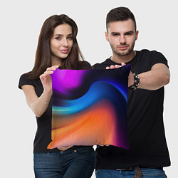 Подушка квадратная Цветной шум, цвет: 3D-принт — фото 2