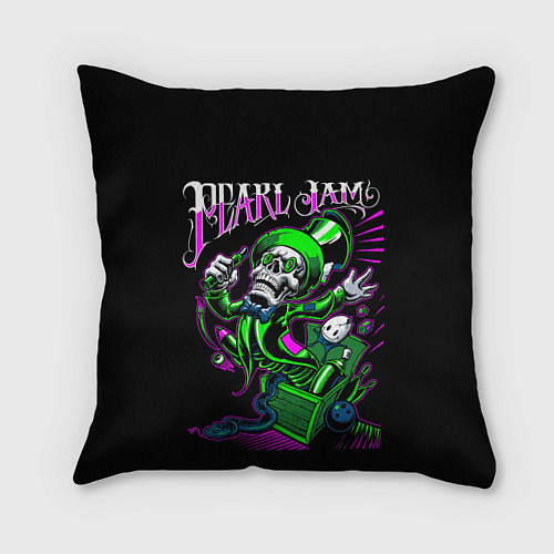 Подушка квадратная PEARL JAM / 3D-принт – фото 1