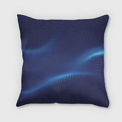 Подушка квадратная 3D волна, цвет: 3D-принт