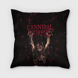 Подушка квадратная Cannibal Corpse Skeleton, цвет: 3D-принт
