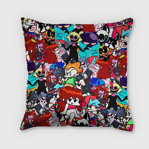 Подушка квадратная FRIDAY NIGHT FUNKIN / 3D-принт – фото 1