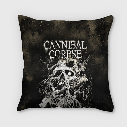 Подушка квадратная Cannibal Corpse / 3D-принт – фото 1