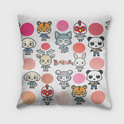 Подушка квадратная BEASTARS CHIBI, цвет: 3D-принт