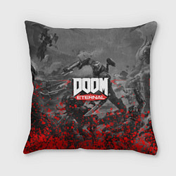 Подушка квадратная DOOM, цвет: 3D-принт