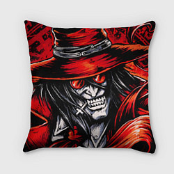 Подушка квадратная Алукард, Хеллсинг, цвет: 3D-принт