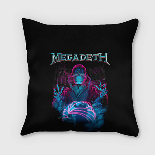 Подушка квадратная MEGADETH / 3D-принт – фото 1