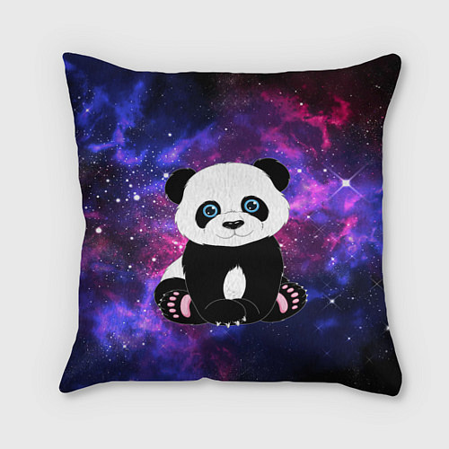 Подушка квадратная Space Panda / 3D-принт – фото 1