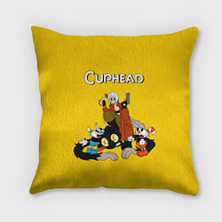 Подушка квадратная Cuphead x DMC, цвет: 3D-принт