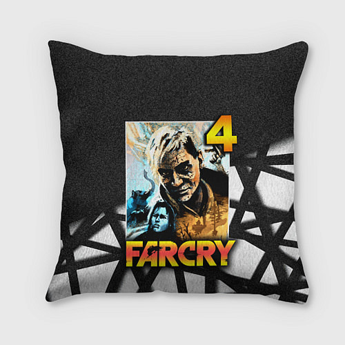 Подушка квадратная FARCRY 4 Пэйган Мин / 3D-принт – фото 1