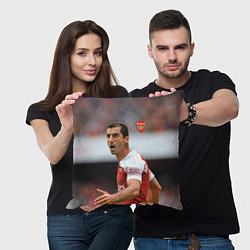 Подушка квадратная H Mkhitaryan Arsenal, цвет: 3D-принт — фото 2