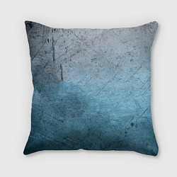 Подушка квадратная Blue Glass, цвет: 3D-принт