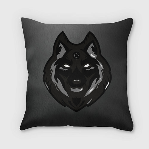 Подушка квадратная Демон волк / 3D-принт – фото 1