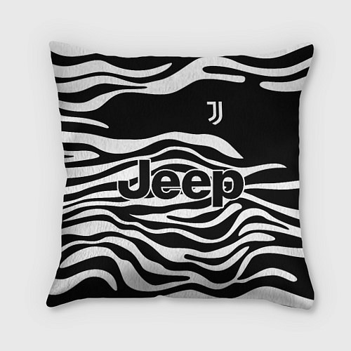 Подушка квадратная JUVENTUS TORINO HOME / 3D-принт – фото 1