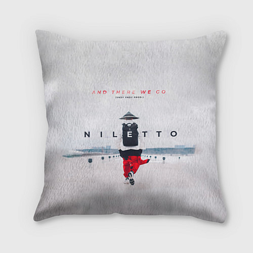 Подушка квадратная Niletto monk / 3D-принт – фото 1