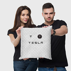 Подушка квадратная INTER MIAMI FC TESLA KIT, цвет: 3D-принт — фото 2