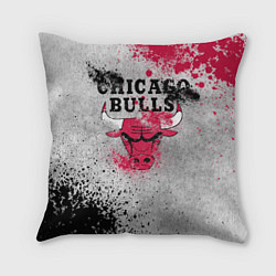 Подушка квадратная CHICAGO BULLS 8, цвет: 3D-принт