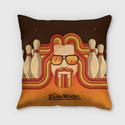 Подушка квадратная The Dude Abides, цвет: 3D-принт