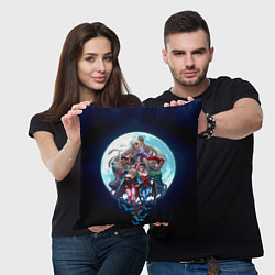 Подушка квадратная Girls Fighter team, цвет: 3D-принт — фото 2