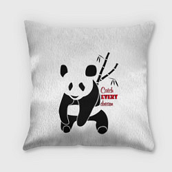 Подушка квадратная Панда и сон, цвет: 3D-принт