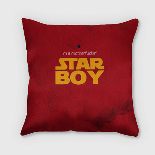 Подушка квадратная The Weeknd - Star Boy / 3D-принт – фото 1
