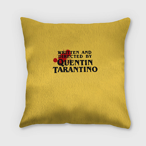 Подушка квадратная Quentin Tarantino / 3D-принт – фото 1