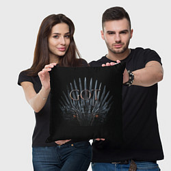 Подушка квадратная Game of Throne 8s, цвет: 3D-принт — фото 2
