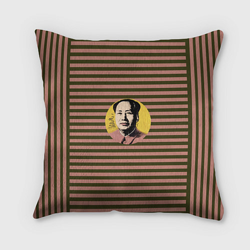 Подушка квадратная Мао Энди Уорхола / 3D-принт – фото 1