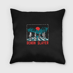 Подушка квадратная Demon slayer, цвет: 3D-принт