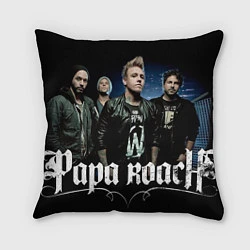 Подушка квадратная Papa Roach band, цвет: 3D-принт