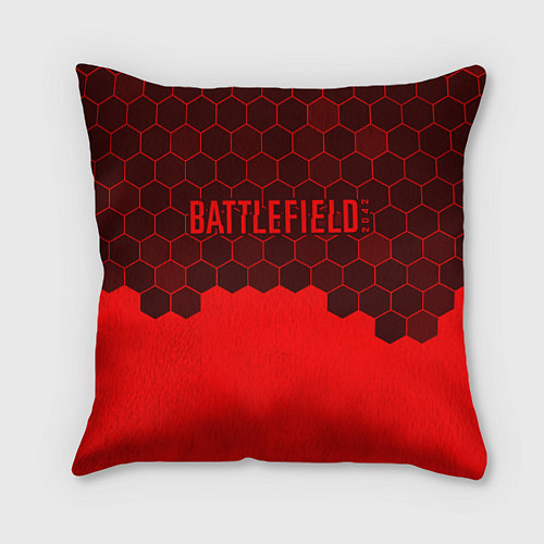 Подушка квадратная Battlefield 2042 - Hexagon / 3D-принт – фото 1