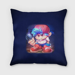 Подушка квадратная Friday Night Funkin Бойфренд