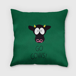 Подушка квадратная Go Cows