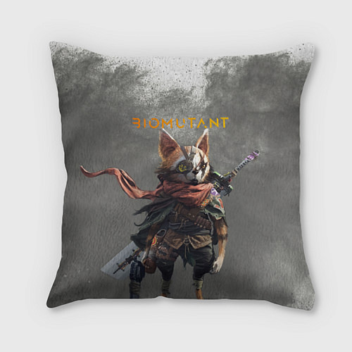 Подушка квадратная BIOMUTANT БИОМУТАНТ Z / 3D-принт – фото 1