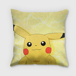 Подушка квадратная Sweet Pikachu, цвет: 3D-принт