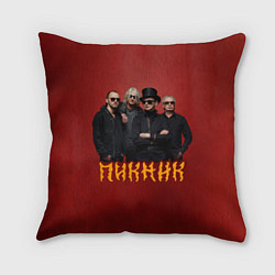Подушка квадратная Группа Пикник, цвет: 3D-принт