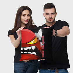 Подушка квадратная Geometry Dash: Angry, цвет: 3D-принт — фото 2