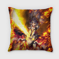 Подушка квадратная Ноэлль Noelle Z, цвет: 3D-принт